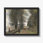 Ville d'Avray, Woodland Path Bordering the Pond by Jean-Baptiste-Camille Corot - thumbnail_1_bf_676ee86ae83ae7ff01b29a5c